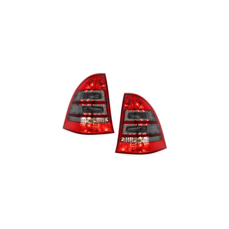 Feux arrière LED Mercedes Benz C W203 00-07 Rouge fumé