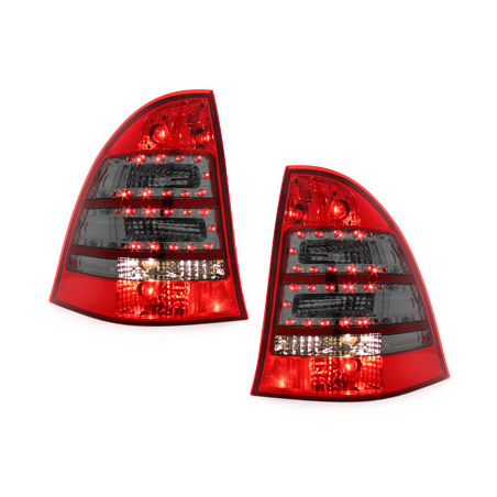 Feux arrière LED Mercedes Benz C W203 00-07 Rouge fumé