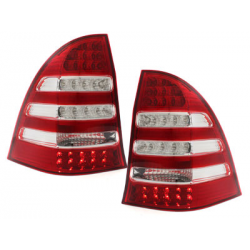 Feux arrière LED Mercedes Benz C W203 00-12/04 _red/ cristal