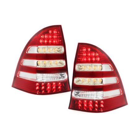 Feux arrière LED Mercedes Benz C W203 00-12/04 _red/ cristal