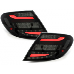 Feux arrière LED Mercedes Benz C W204 Berline  - 07-10 Noir/smok