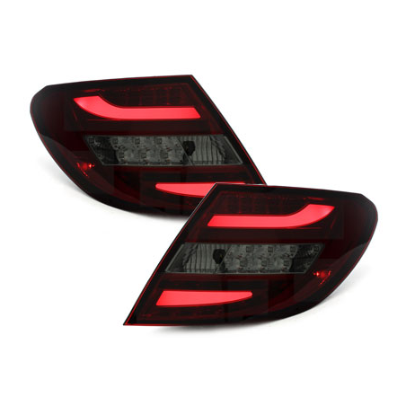 Feux arrière LED Mercedes Benz C W204 Berline _07-10_Rouge/Fumé