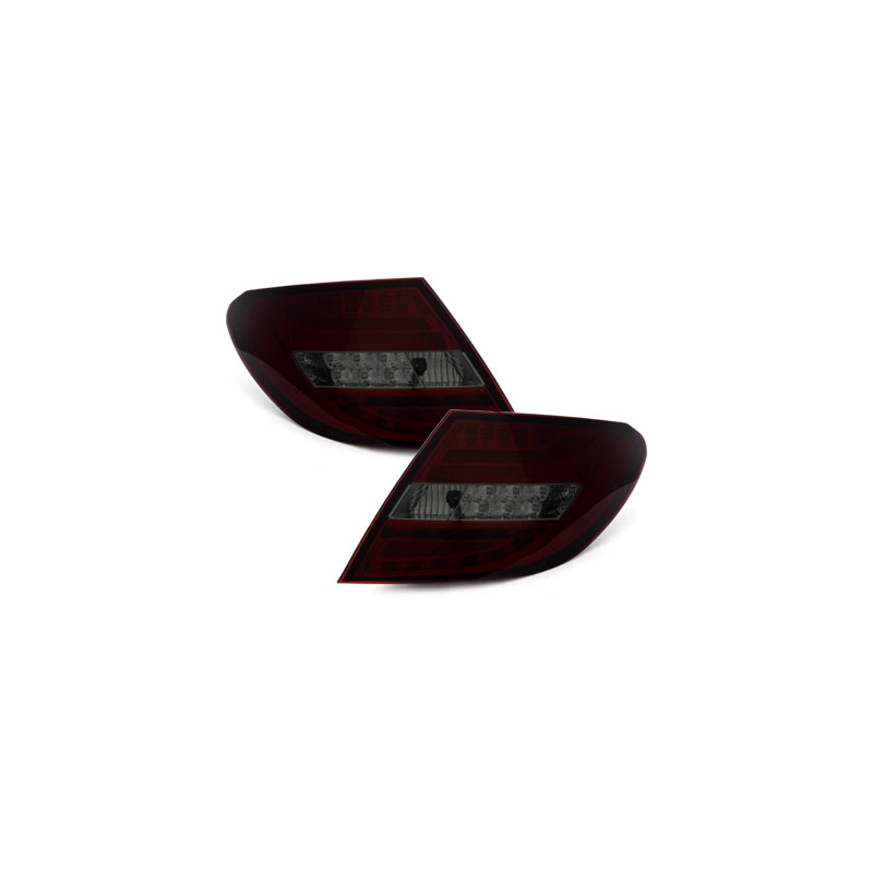 Feux arrière LED Mercedes Benz C W204 Berline _07-10_Rouge/Fumé