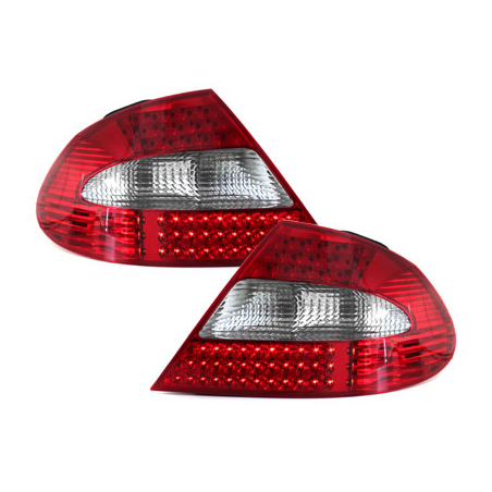 Feux arrière LED Mercedes Benz CLK W209 05-10_red/ cristal Feux arrière LED Mercedes Benz CLK W209 05-10_red/ cristal