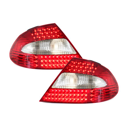 Feux arrière LED Mercedes Benz CLK W209 05-10_red/ cristal Feux arrière LED Mercedes Benz CLK W209 05-10_red/ cristal