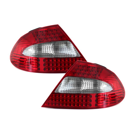 Feux arrière LED Mercedes Benz CLK W209 05-10_red/ cristal Feux arrière LED Mercedes Benz CLK W209 05-10_red/ cristal