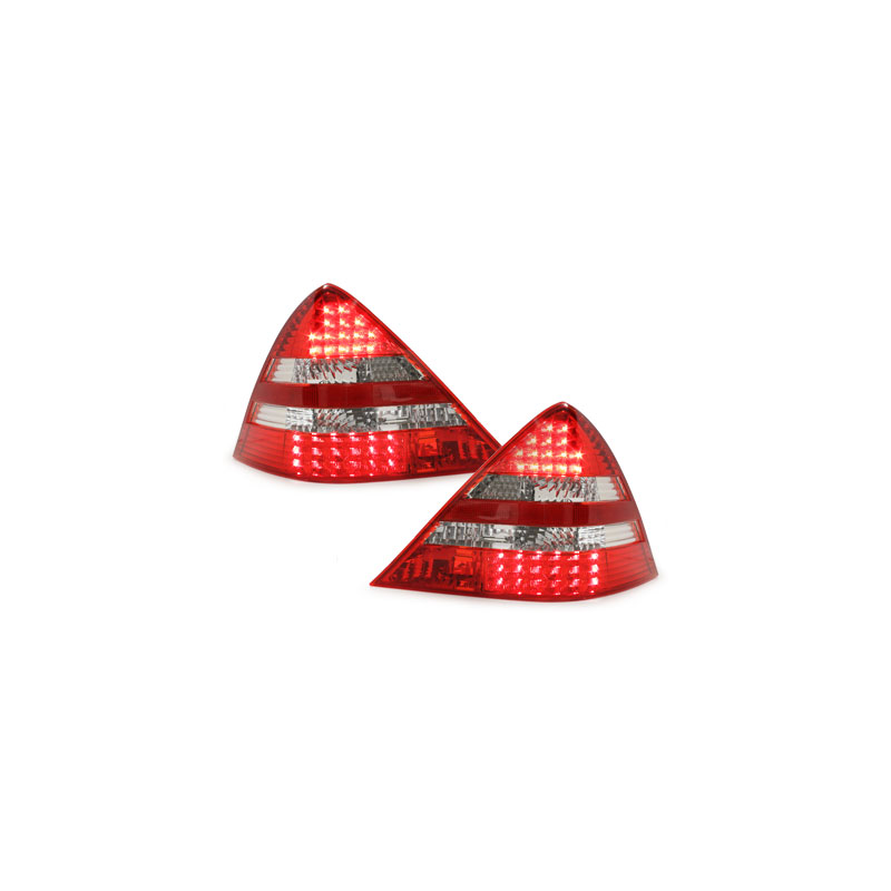 Feux arrière LED Mercedes Benz SLK R170 00-04_red/ cristal