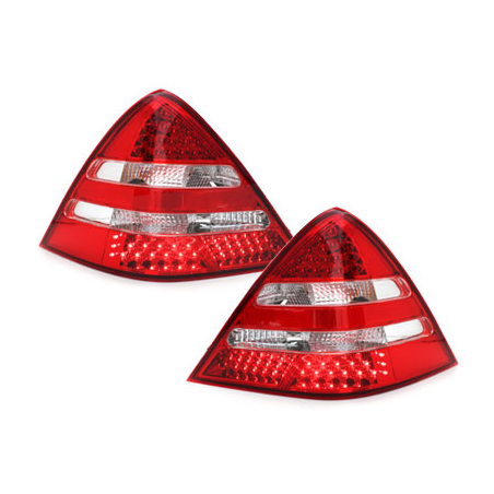 Feux arrière LED Mercedes Benz SLK R170 00-04_red/ cristal