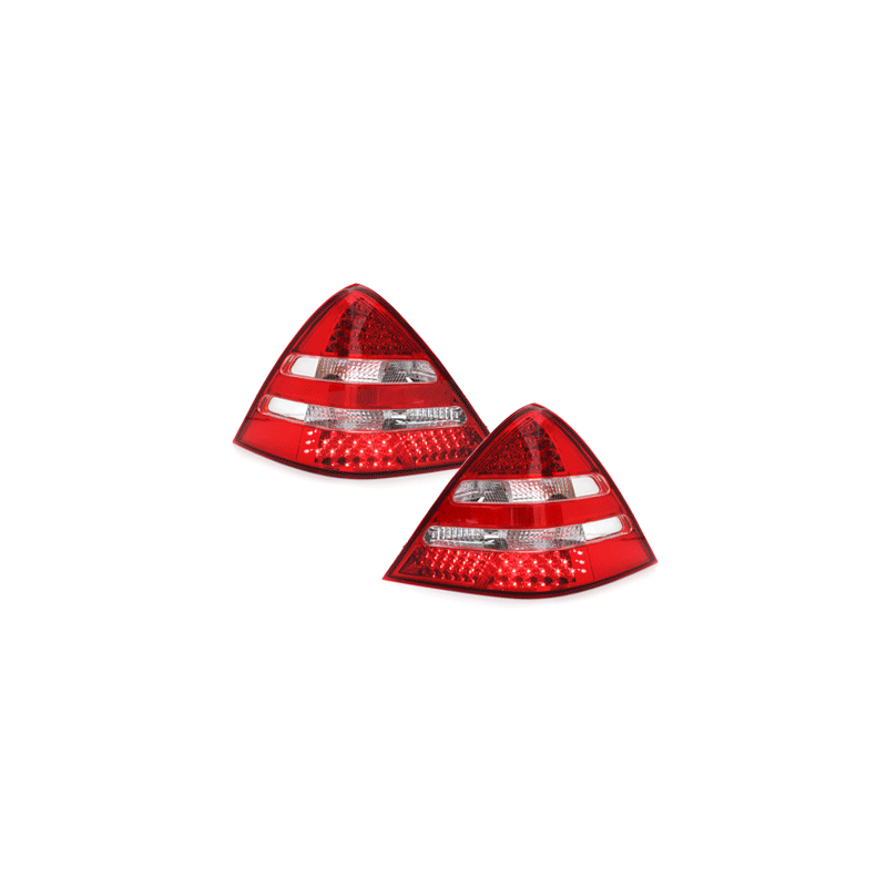 Feux arrière LED Mercedes Benz SLK R170 00-04_red/ cristal
