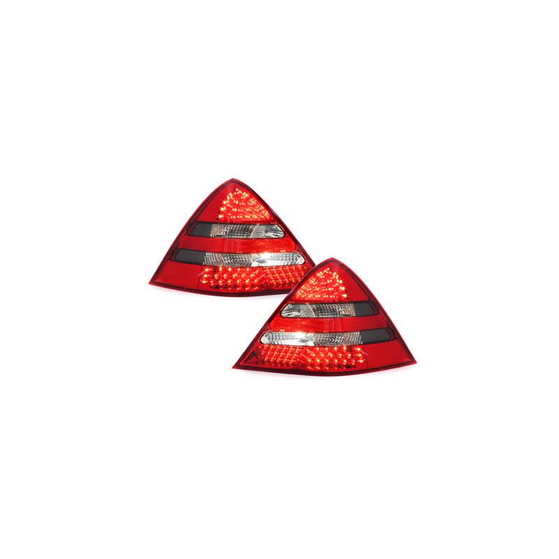 Feux arrière LED Mercedes Benz SLK R170 00-04 Rouge fumé