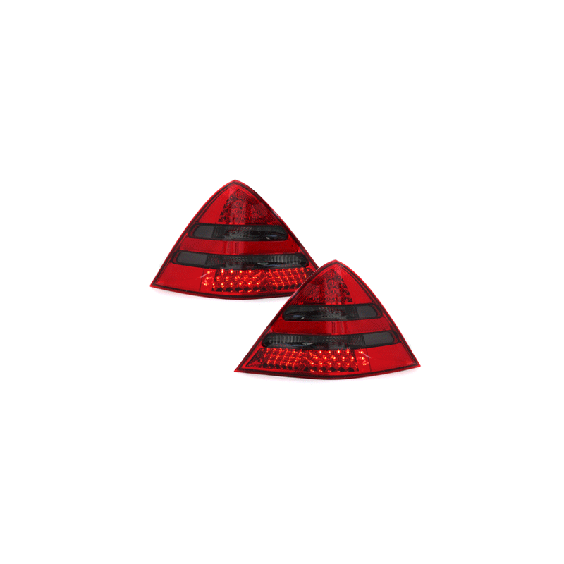 Feux arrière LED Mercedes Benz SLK R170 00-04 Rouge fumé