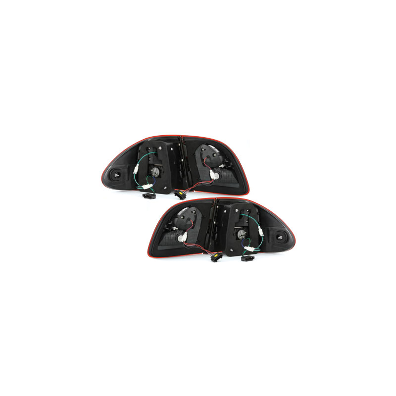 Feux arrière LED Mercedes Benz E W211 T Modell_Rouge/Cristal