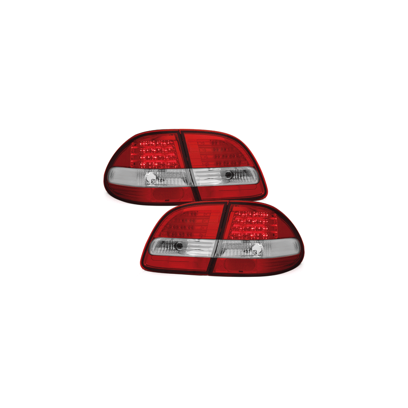 Feux arrière LED Mercedes Benz E W211 T Modell_Rouge/Cristal