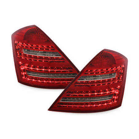 Feux arrière LED Mercedes Benz Classe S W221 Limousine Rouge Clair