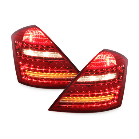 Feux arrière LED Mercedes Benz Classe S W221 Limousine Rouge Clair