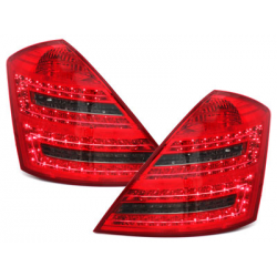 Feux arrière LED Mercedes Benz Classe S W221 Limousine Rouge Fumé