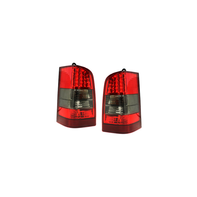 Feux arrière LED Mercedes Benz W638 Vito 96-03 Rouge fumé