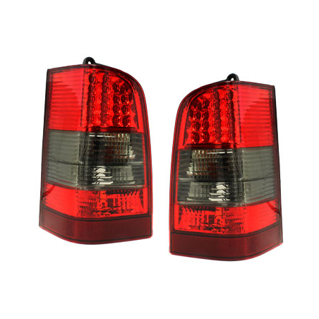 Feux arrière LED Mercedes Benz W638 Vito 96-03 Rouge fumé