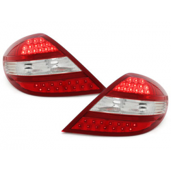 Feux arrière LED Mercedes Benz SLK R171 03-10_Rouge/Cristal