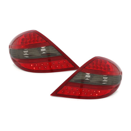 Feux arrière LED Mercedes Benz SLK R171 03-10_Rouge/Fumé