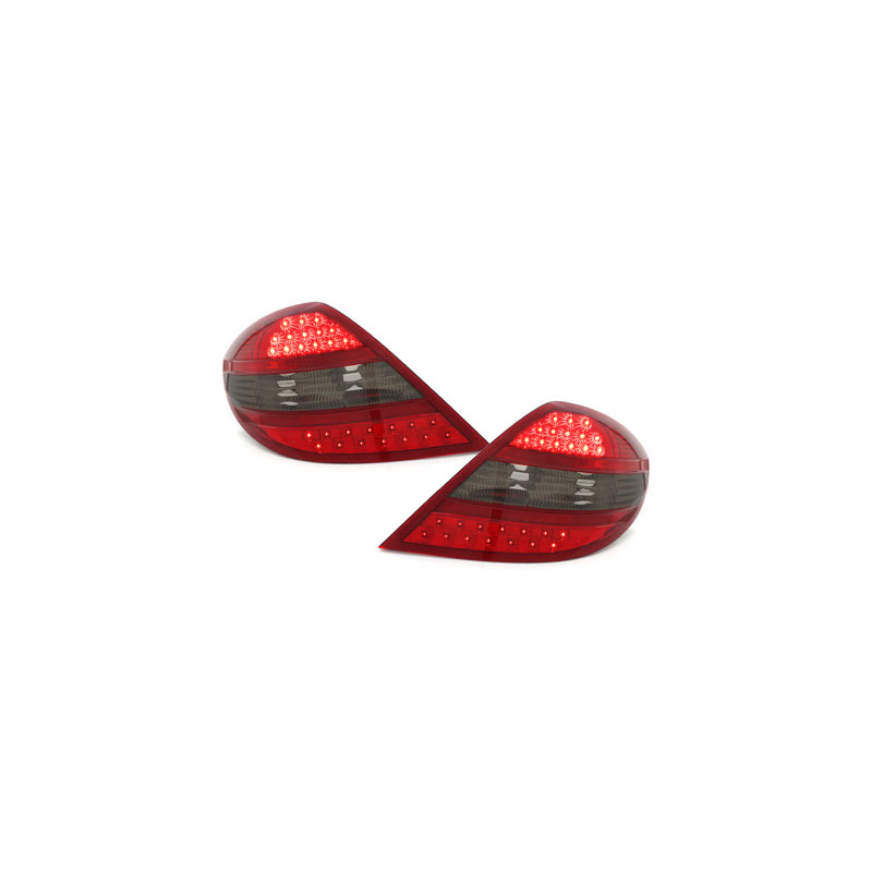 Feux arrière LED Mercedes Benz SLK R171 03-10_Rouge/Fumé