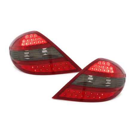 Feux arrière LED Mercedes Benz SLK R171 03-10_Rouge/Fumé