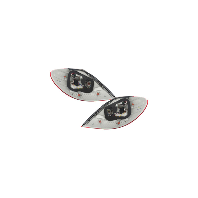 Feux arrière LED Mercedes Benz SLK R171 03-10_Rouge/Fumé