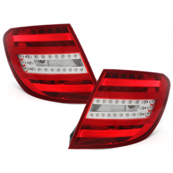 Feux arrière LED Mercedes Benz C-Klasse W204 T-Modell 06-10_Rouge/crys