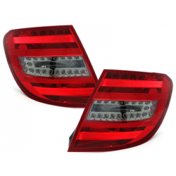 Feux arrière LED Mercedes Benz C-Klasse W204 T-Modell 06-10_Rouge/Fumé
