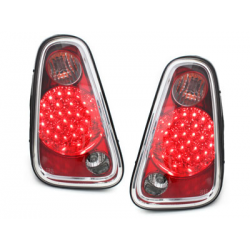Feux arrière à LED Mini One/Cooper 04-06 Rouge/Cristal