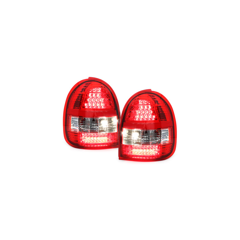 Feux arrière LED Opel Corsa B 03.93-03.01  rouge/cristal