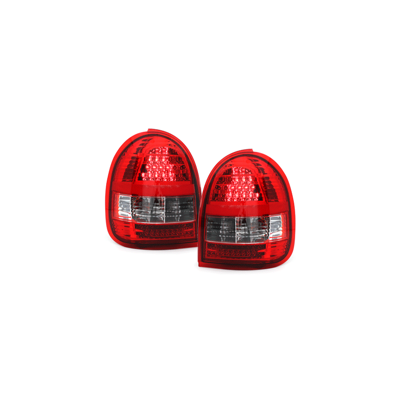 Feux arrière LED Opel Corsa B 03.93-03.01  rouge/cristal