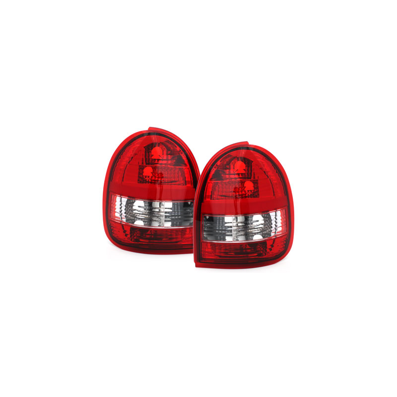 Feux arrière Opel Corsa B 03.93-03.01  rouge/cristal
