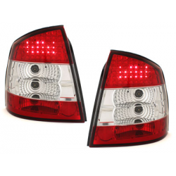 Feux arrière LED Opel Astra Gauche Berline /Fließh.98-04 _red/ cristal