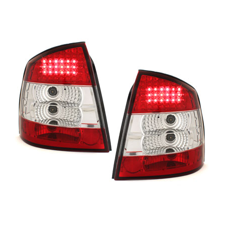 Feux arrière LED Opel Astra Gauche Berline /Fließh.98-04 _red/ cristal