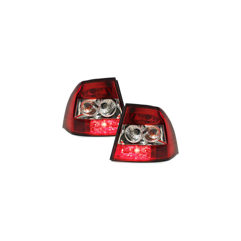Feux arrière Opel Vectra B 10.95-99  rouge/cristal