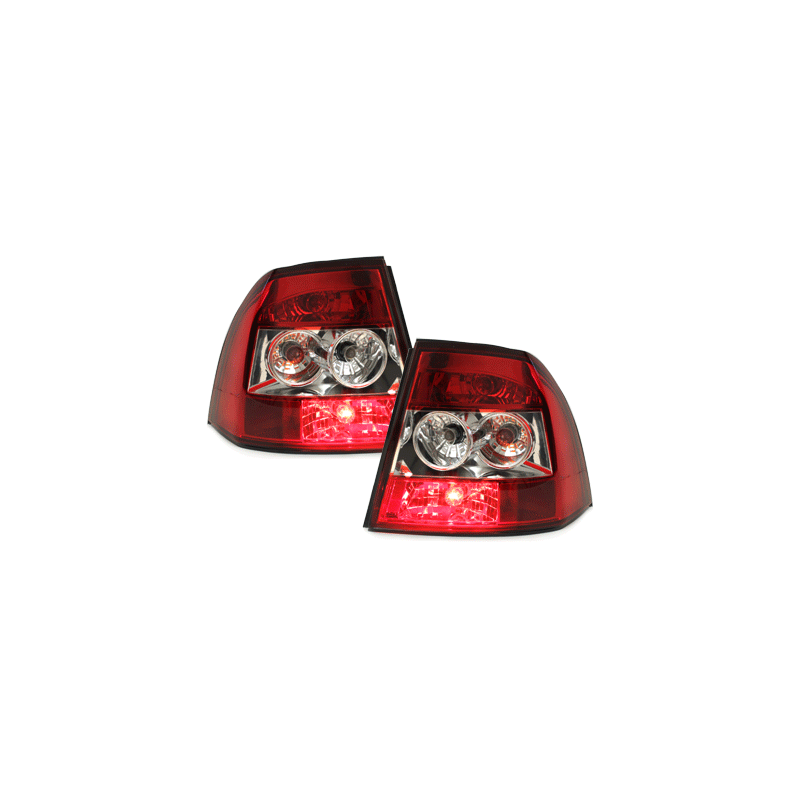 Feux arrière Opel Vectra B 10.95-99  rouge/cristal