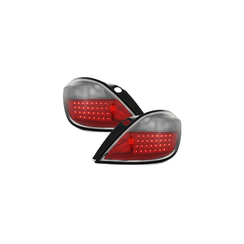 Feux arrière LED Opel Astra H 5T 04+  rouge/Fumé