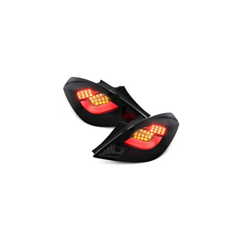 Feux arrière LED Opel Corsa Droite 06-10 3T-Noir/Fumé