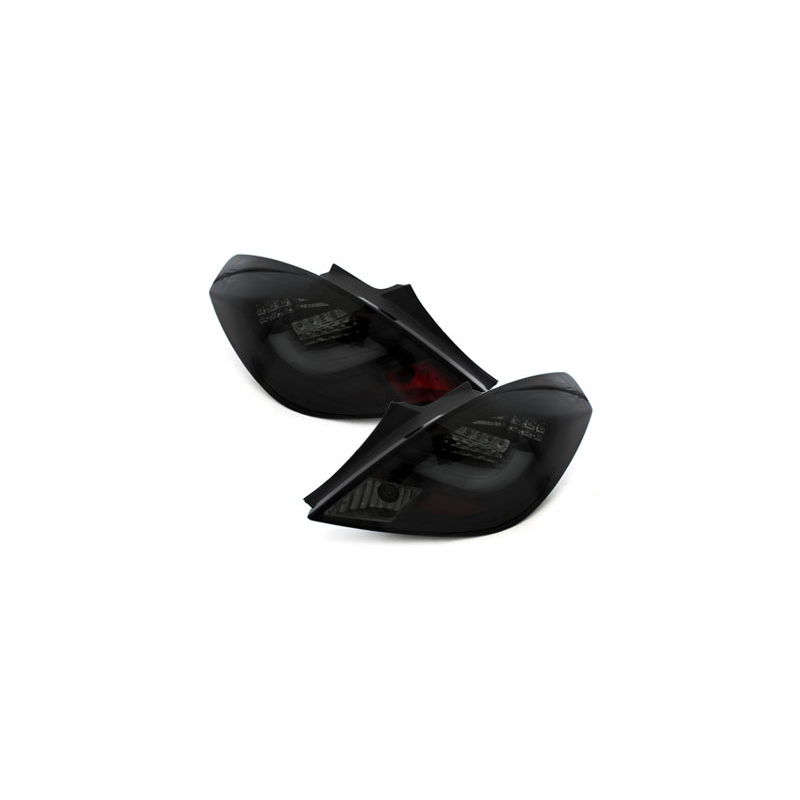 Feux arrière LED Opel Corsa Droite 06-10 3T-Noir/Fumé
