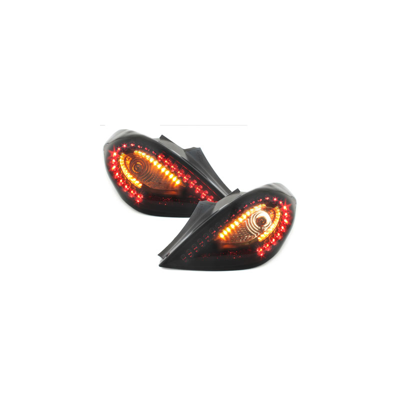 Feux arrière LED Opel Corsa Droite 06-10 3T-Noir/Fumé