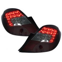 Feux arrière LED Opel Corsa Droite 06-08 5T  rouge/Fumé