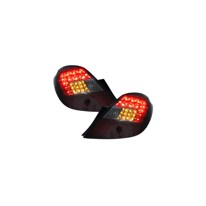Feux arrière LED Opel Corsa Droite 06-08 5T  rouge/Fumé
