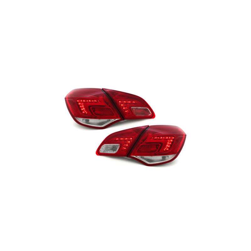 Feux arrière LED Opel Astra J 09+_Rouge/clair