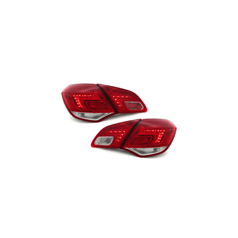 Feux arrière LED Opel Astra J 09+_Rouge/clair
