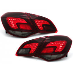 Feux arrière LED Opel Astra J 09+_Rouge/Fumé