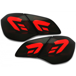 Feux arrière LED carDNA Opel Astra J LIGHTBAR Noir/Fumé