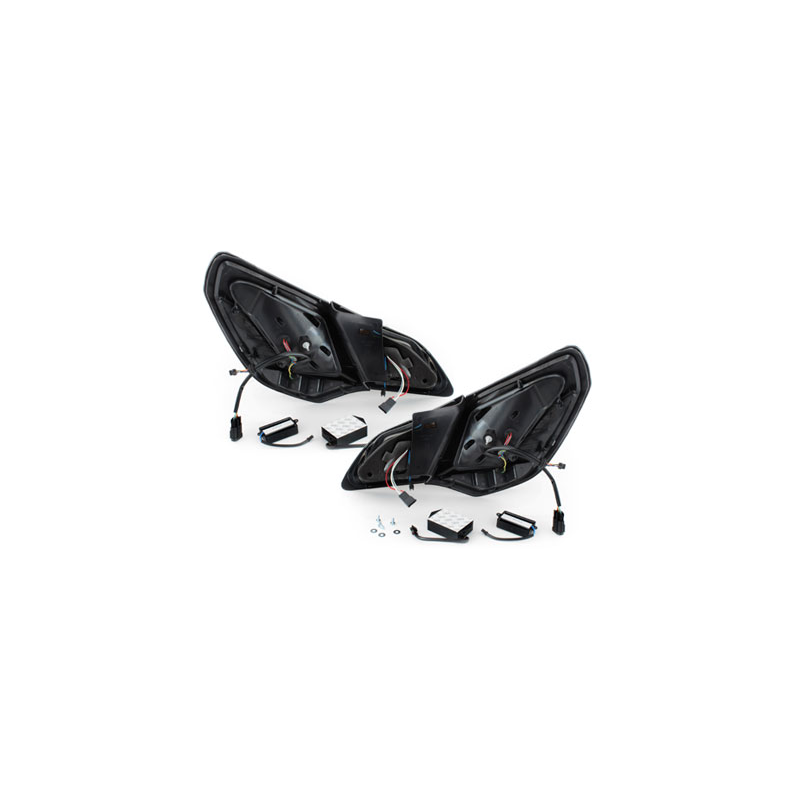 Feux arrière LED carDNA Opel Astra J LIGHTBAR Noir/Fumé