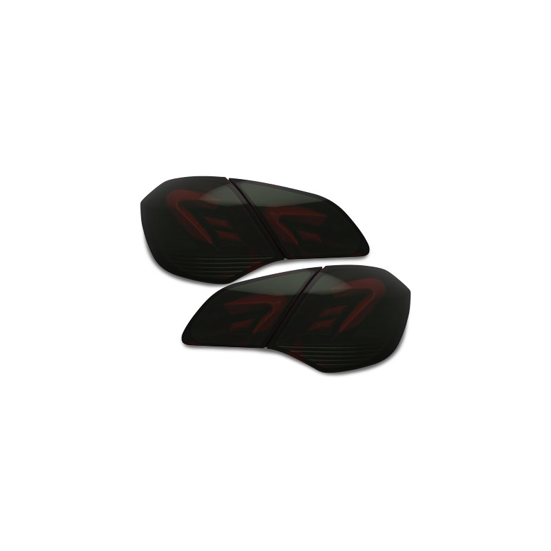 Feux arrière LED carDNA Opel Astra J LIGHTBAR red/Fumé