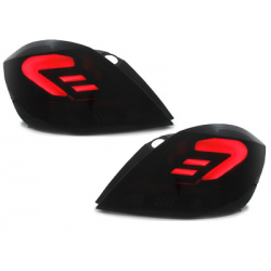 Feux arrière LED carDNA Opel Astra H 5T LIGHTBAR Noir/Fumé